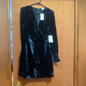 NWT Nordstrom Melloday Crushed Velvet dress size S